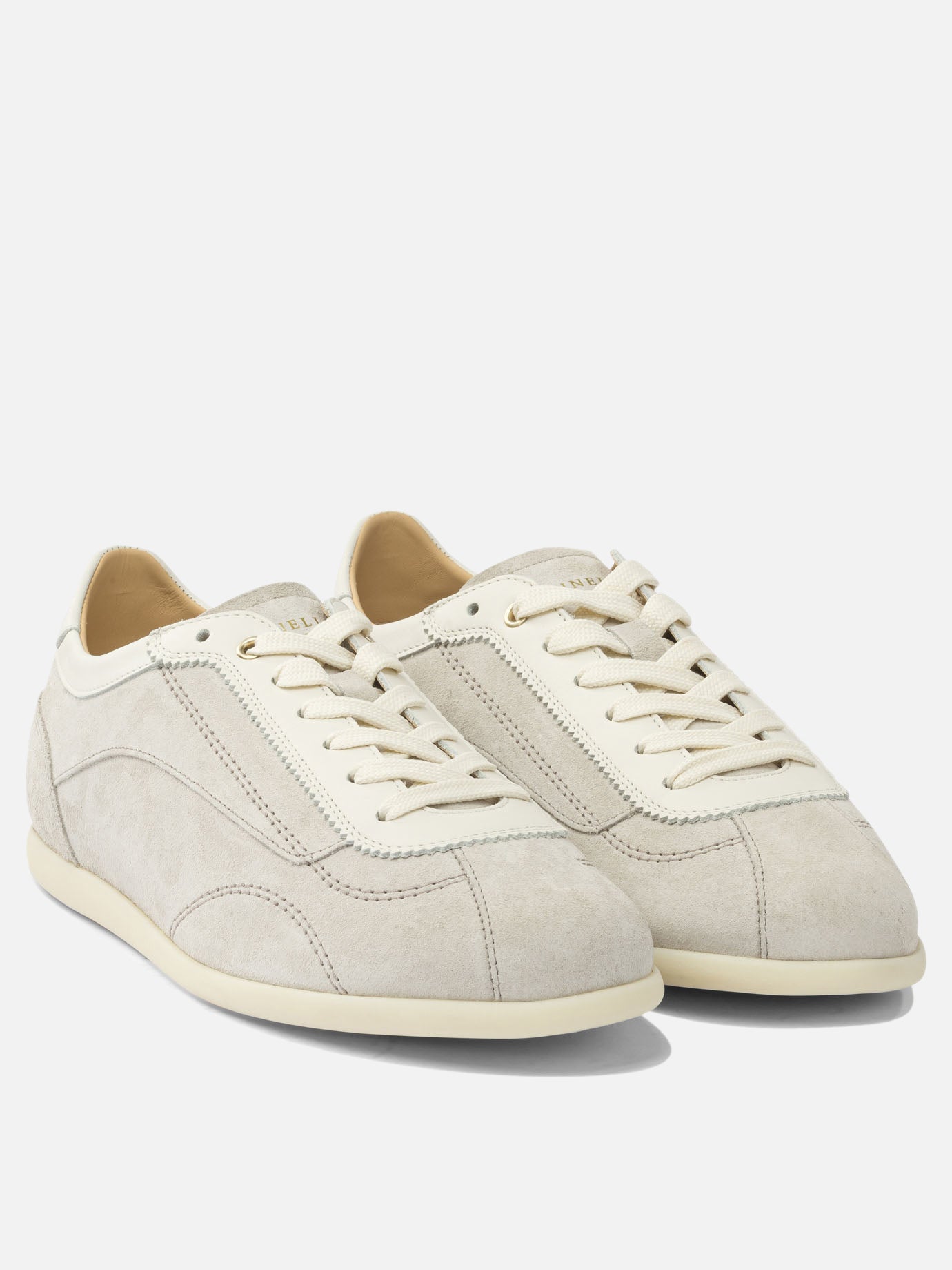 Low top sneakers 100% suede - 100% rubber  Beige - Brunello Cucinelli Men | PDP | VIETTI Online Store | Zoom-Modal_2
