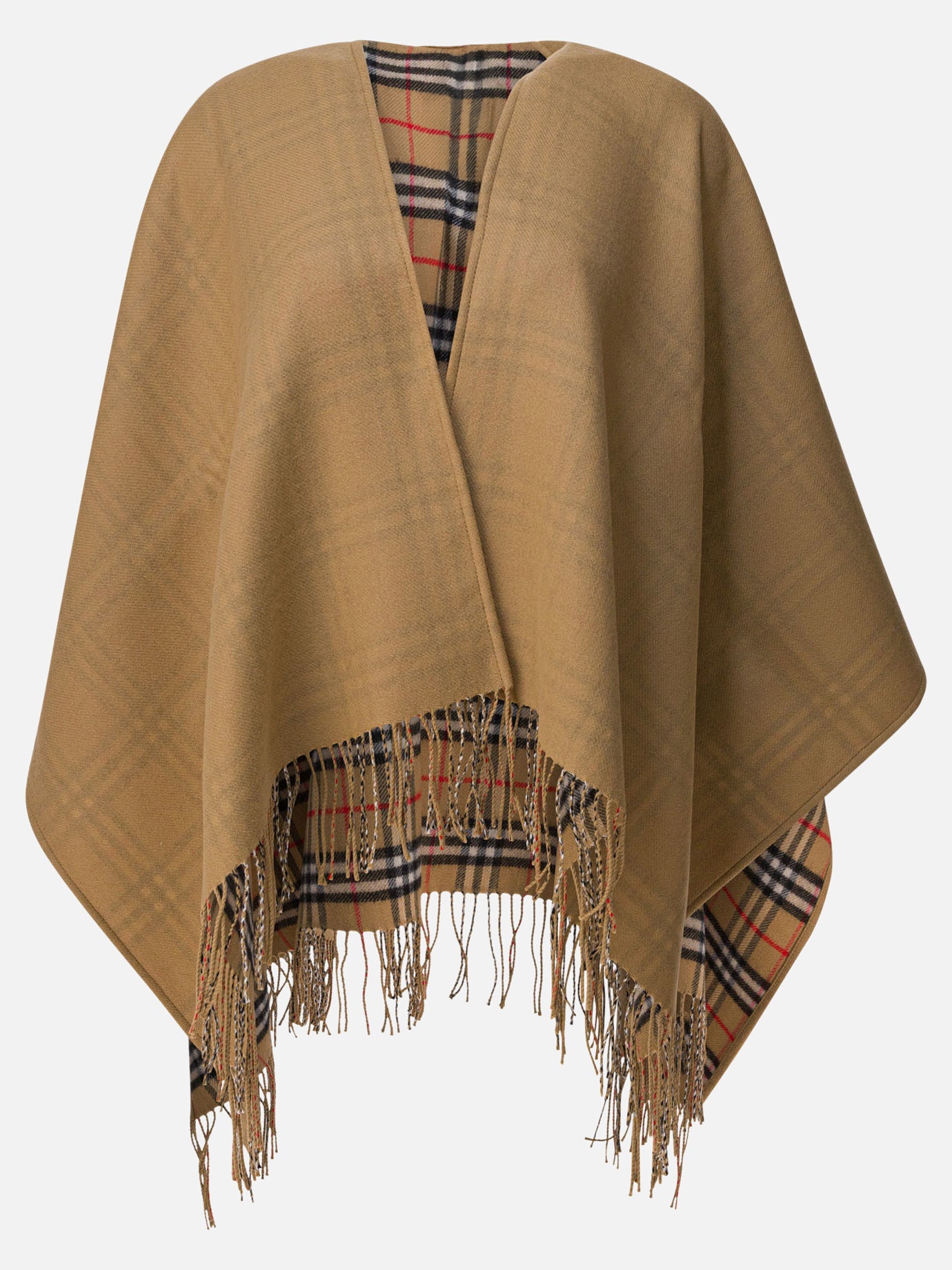 Capes Check  Beige - Burberry Women | PDP | VIETTI Online Store | thumbnail