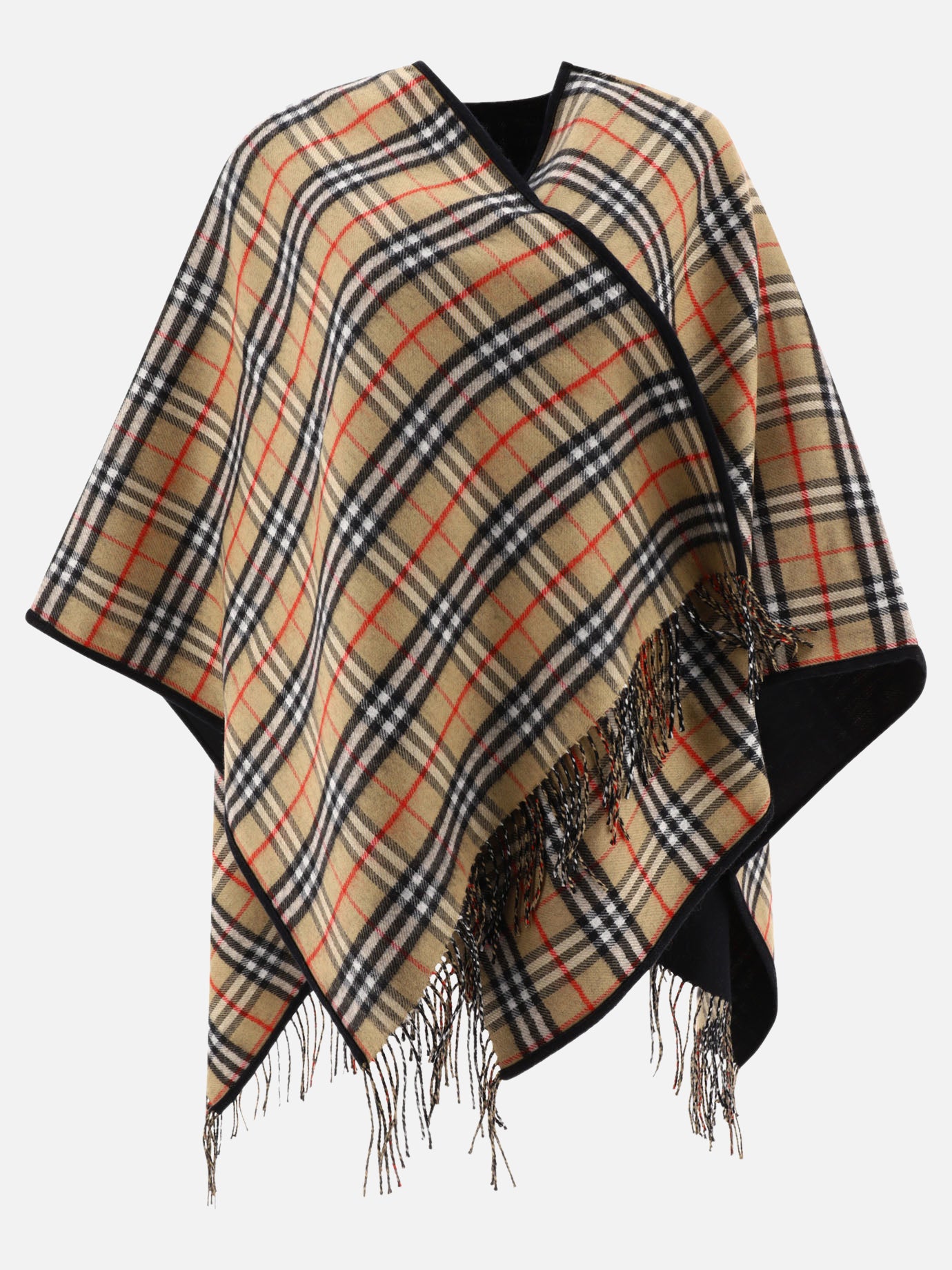 Capes Check  Black - Burberry Women | PDP | VIETTI Online Store | thumbnail_2