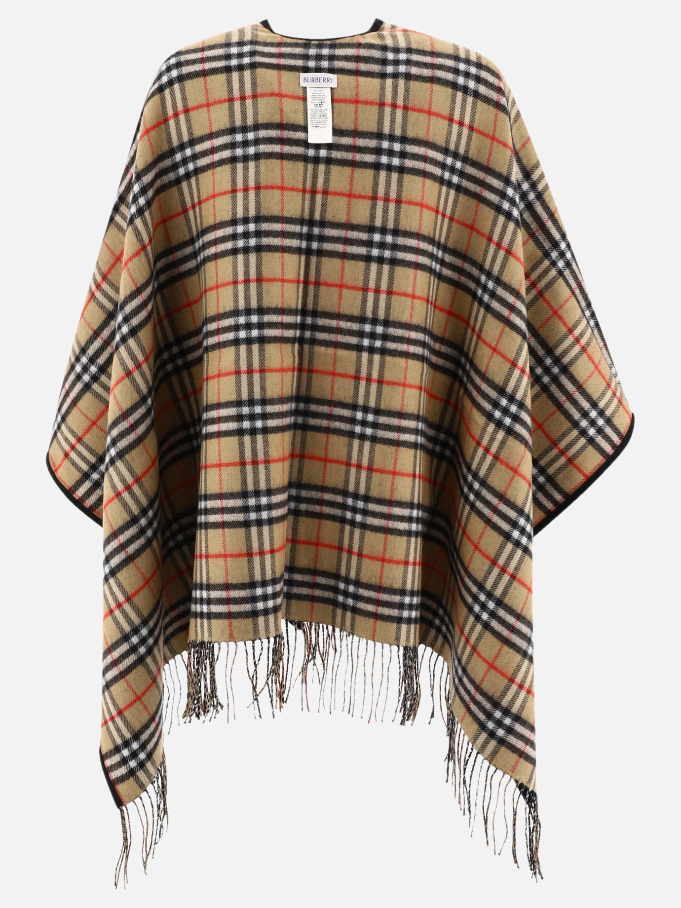 Capes Check  Black - Burberry Women | PDP | VIETTI Online Store | thumbnail_4