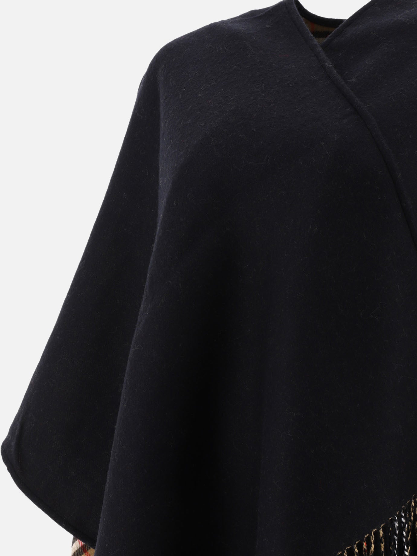 Capes Check  Black - Burberry Women | PDP | VIETTI Online Store | thumbnail_5