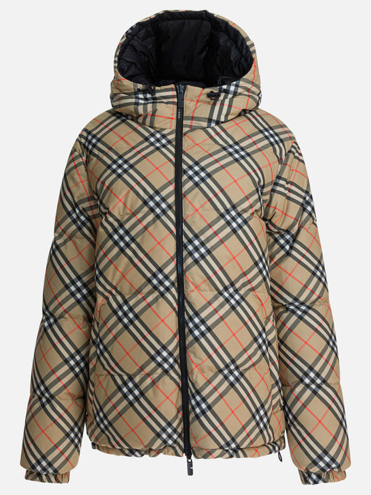 Down jackets Check  Beige - Burberry Men | PLP | VIETTI Online Store 
