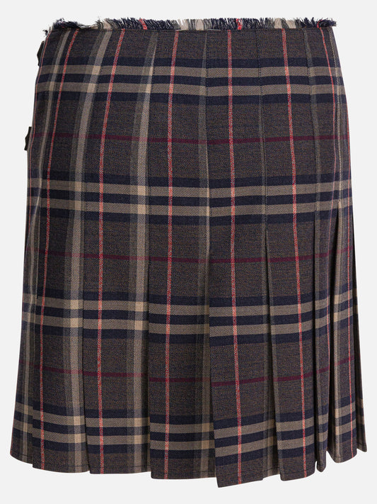 Miniskirts Check  Black - Burberry Women | PDP | VIETTI Online Store | 2
