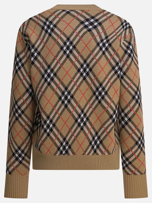 Maglioni girocollo Check  Beige - Burberry Donna | PLP | VIETTI Online Store | 2
