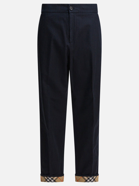 Leisure trousers Solid colour  Black - Burberry Men | PLP | VIETTI Online Store 
