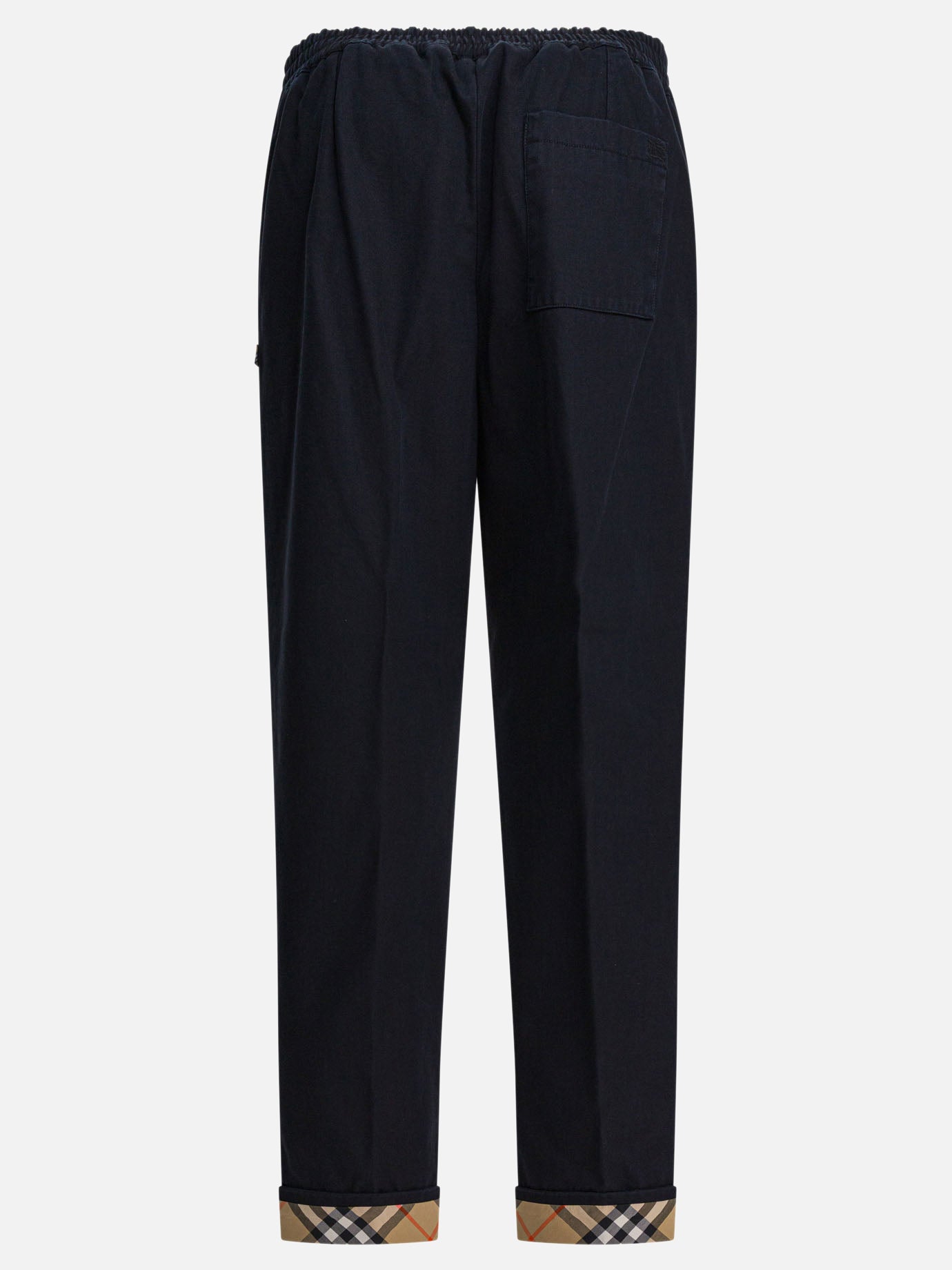 Leisure trousers Solid colour  Black - Burberry Men | PDP | VIETTI Online Store | thumbnail_2