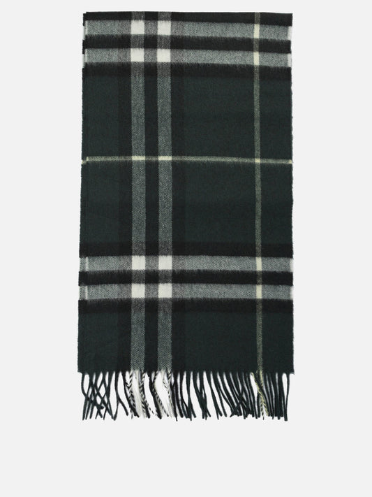 Sciarpe con frange 100% cashmere  Nero - Burberry Donna | PDP | VIETTI Online Store 
