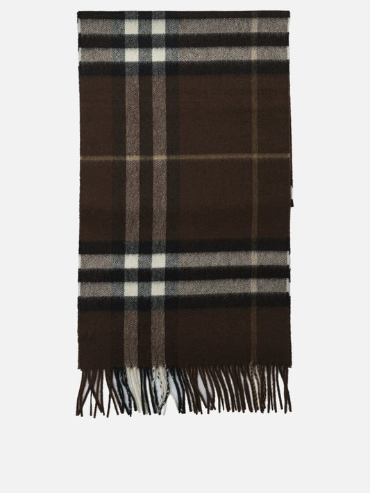 Sciarpe con frange 100%cashmere  Nero - Burberry Uomo | PDP | VIETTI Online Store 
