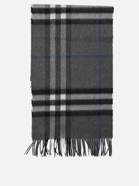 Sciarpe con frange 100%cashmere  Grigio - Burberry Uomo | PDP | VIETTI Online Store 
