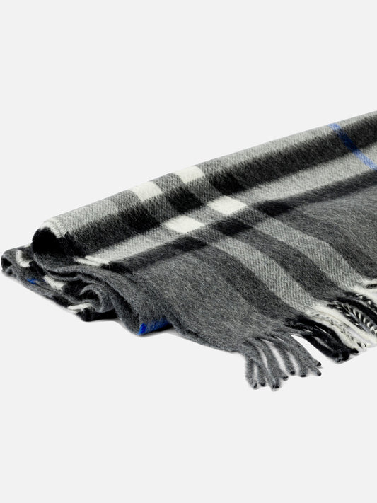 Sciarpe con frange 100%cashmere  Grigio - Burberry Uomo | PDP | VIETTI Online Store | 2
