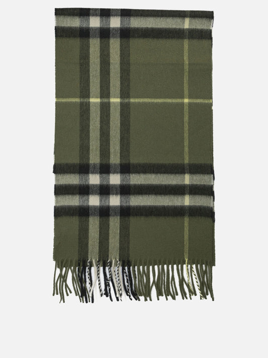 Sciarpe con frange 100% cashmere  Verde - Burberry Uomo | PDP | VIETTI Online Store 
