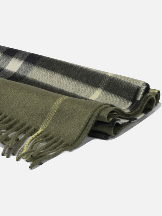 Sciarpe con frange 100% cashmere  Verde - Burberry Uomo | PDP | VIETTI Online Store | 2
