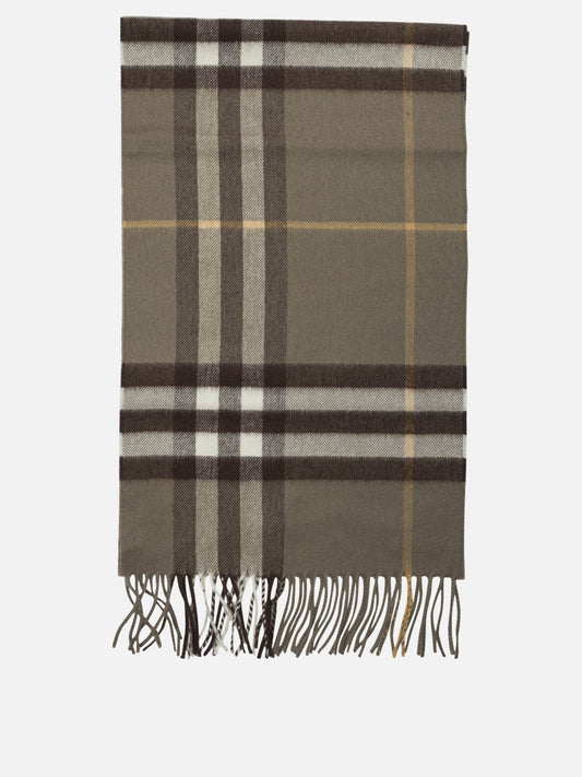 Sciarpe con frange 100%cashmere  Beige - Burberry Uomo | PDP | VIETTI Online Store 
