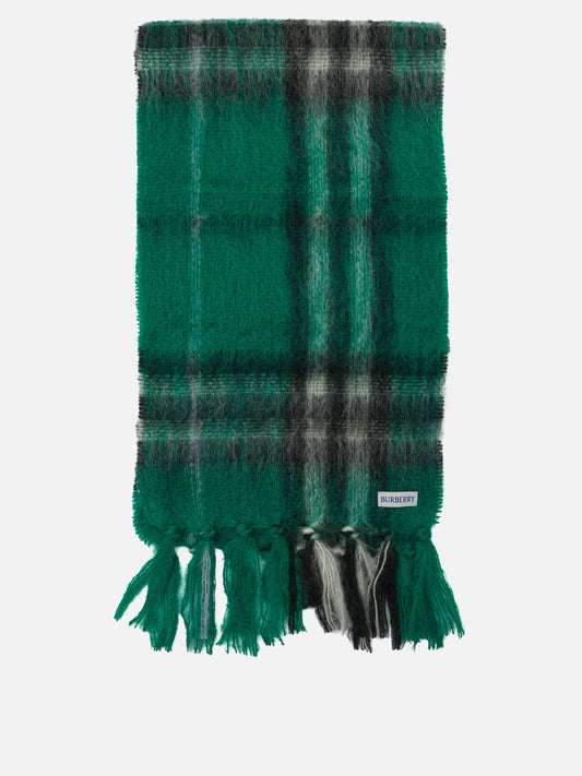 Sciarpe con frange 100% cashmere  Verde - Burberry Uomo | PDP | VIETTI Online Store 
