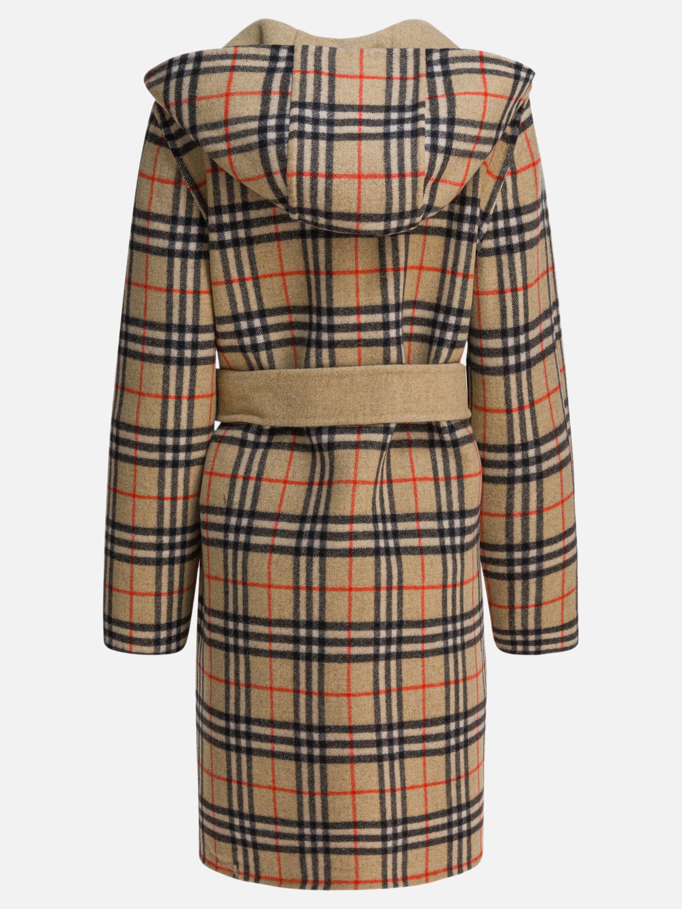 Long coats Check  Beige - Burberry Women | PDP | VIETTI Online Store | Zoom-Modal_4
