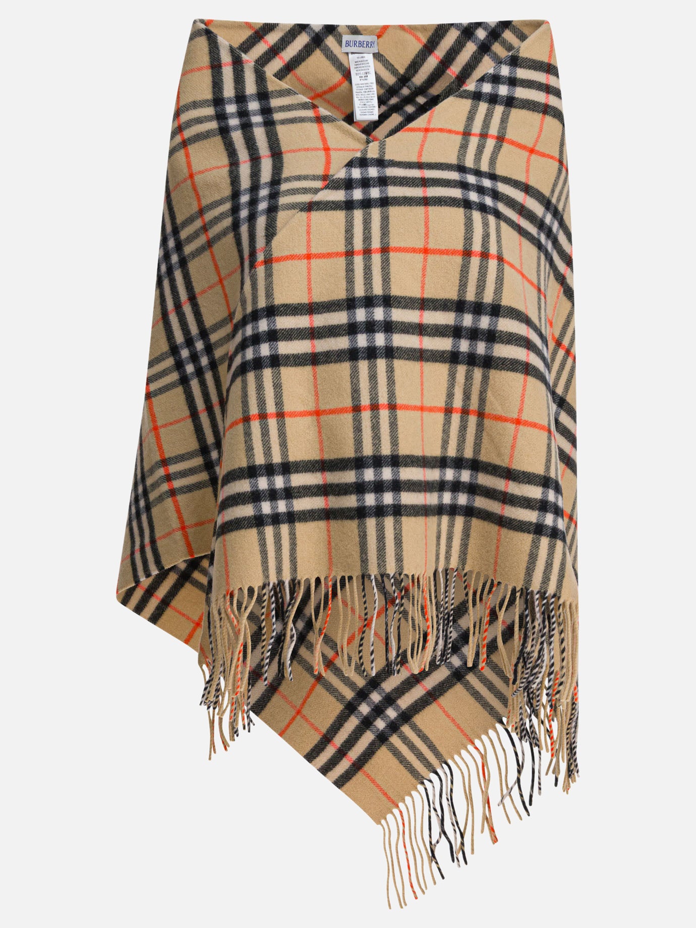Capes Check  Beige - Burberry Women | PDP | VIETTI Online Store | thumbnail
