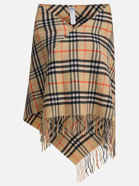 Capes Check  Beige - Burberry Women | PLP | VIETTI Online Store 
