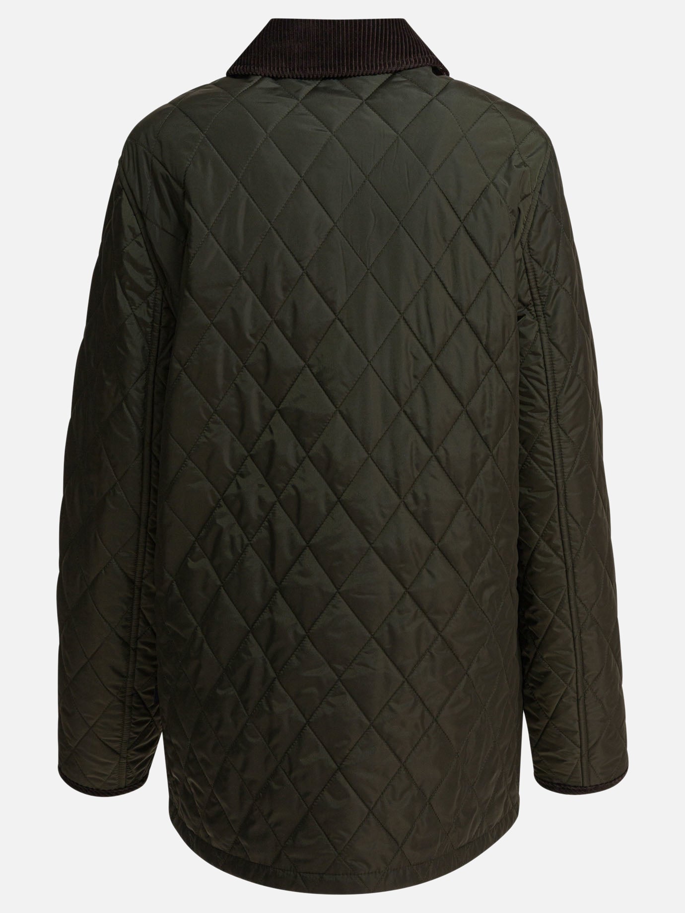 Quilted & Utility Jackets Solid colour  Green - Burberry Women | PDP | VIETTI Online Store | thumbnail_2