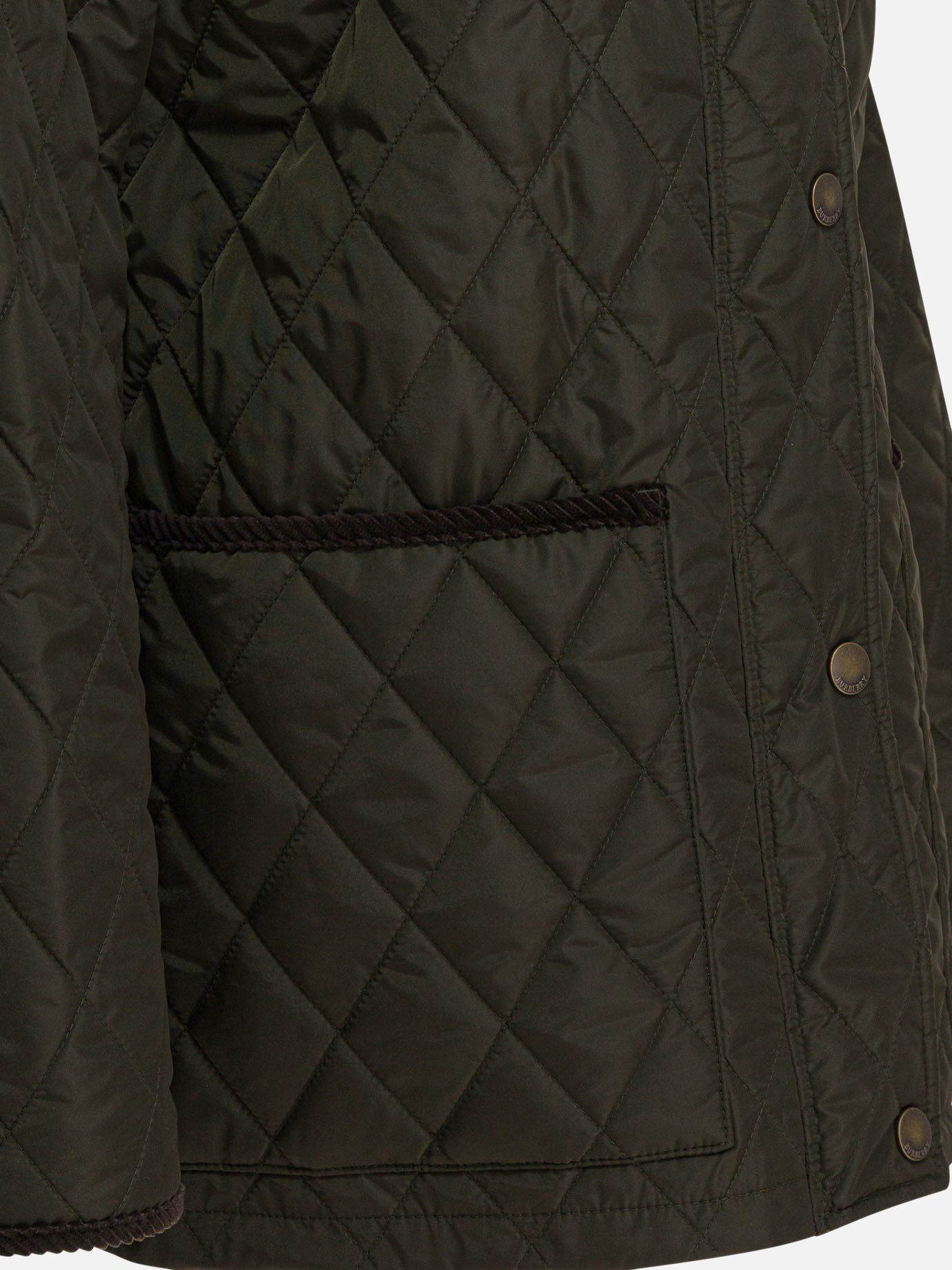Quilted & Utility Jackets Solid colour  Green - Burberry Women | PDP | VIETTI Online Store | thumbnail_4