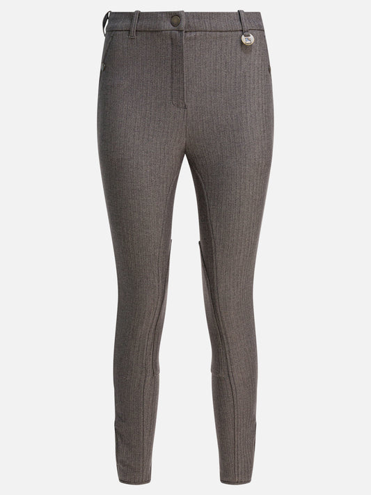 Leisure trousers Herringbone  Brown - Burberry Women | PDP | VIETTI Online Store 
