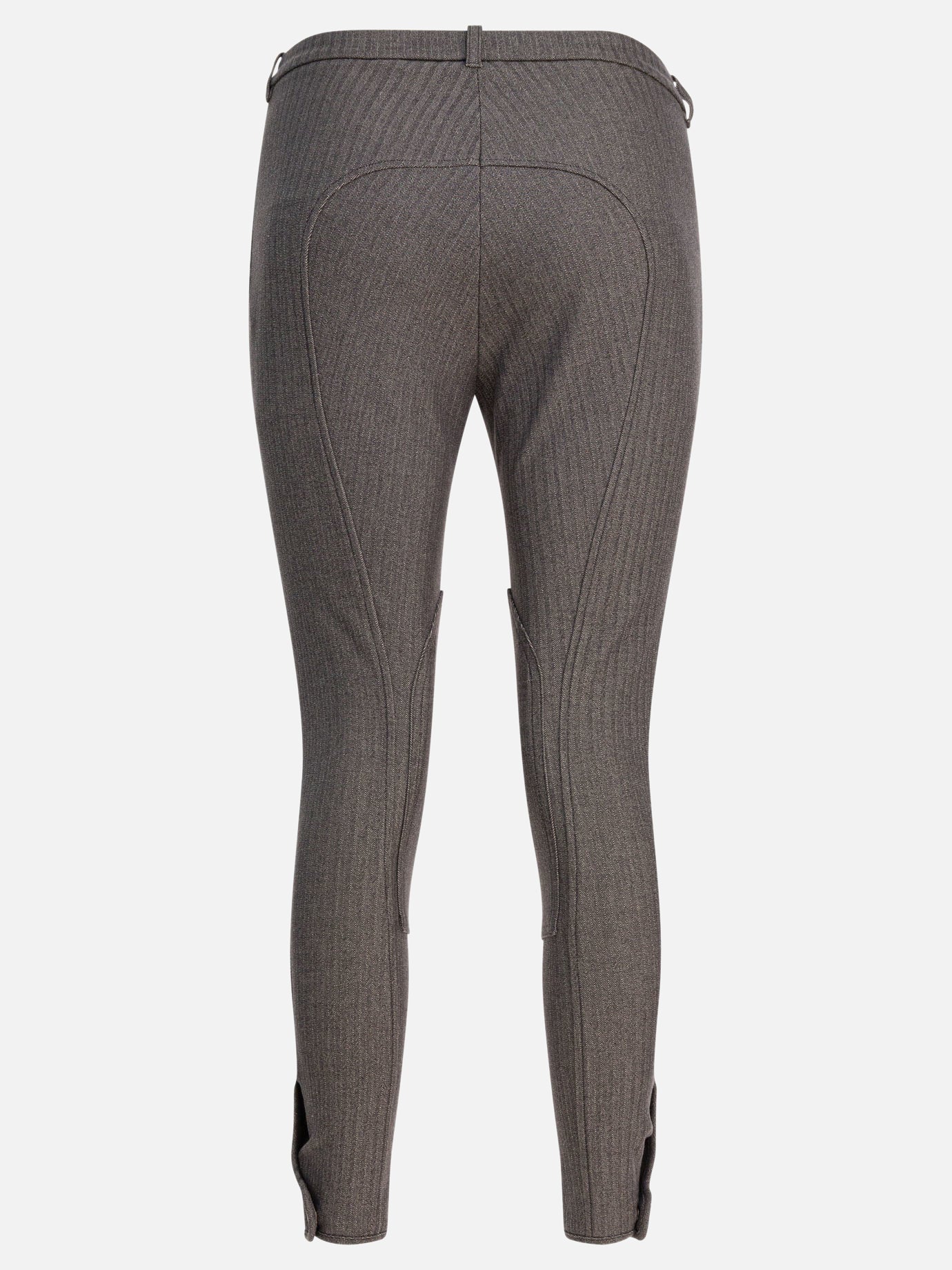 Pantaloni casual Herringbone  Marrone - Burberry Donna | PDP | VIETTI Online Store | thumbnail_2