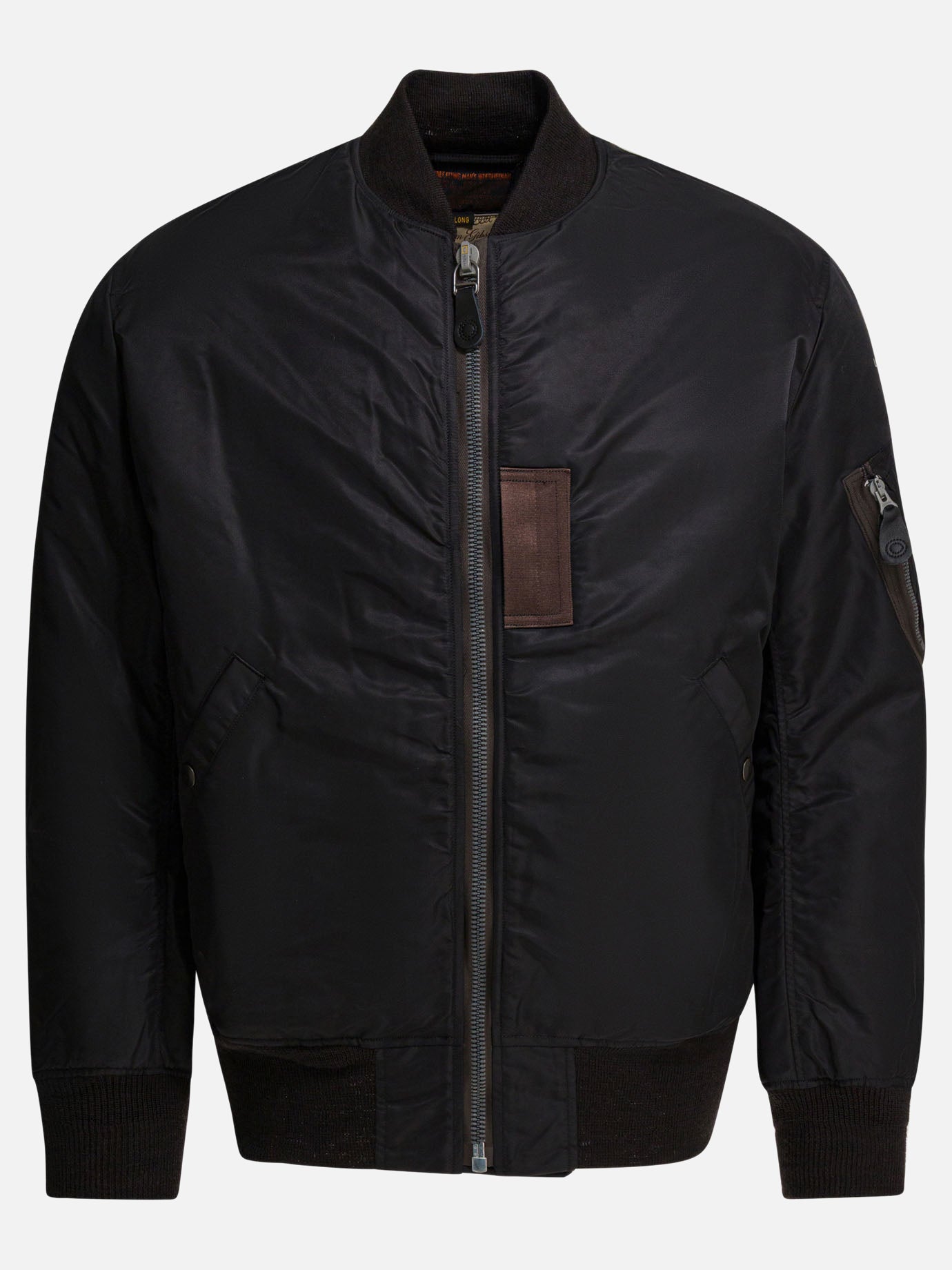 Bomber Solid colour  Nero - Buzz Rickson's Uomo | PDP | VIETTI Online Store | Zoom-Modal
