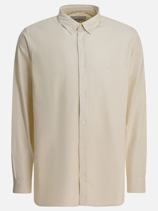 Camicie casual Logo  Giallo - Carhartt WIP Uomo | PLP | VIETTI Online Store 
