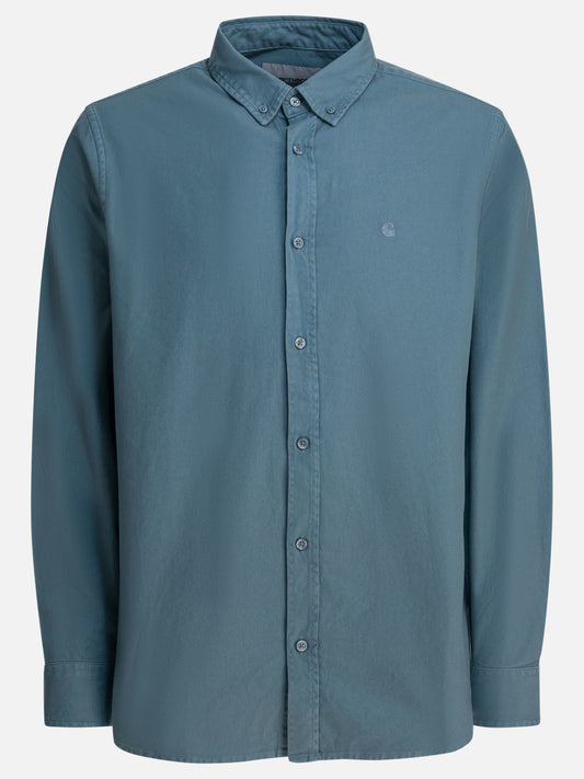 Camicie casual Logo  Blu - Carhartt WIP Uomo | PLP | VIETTI Online Store 
