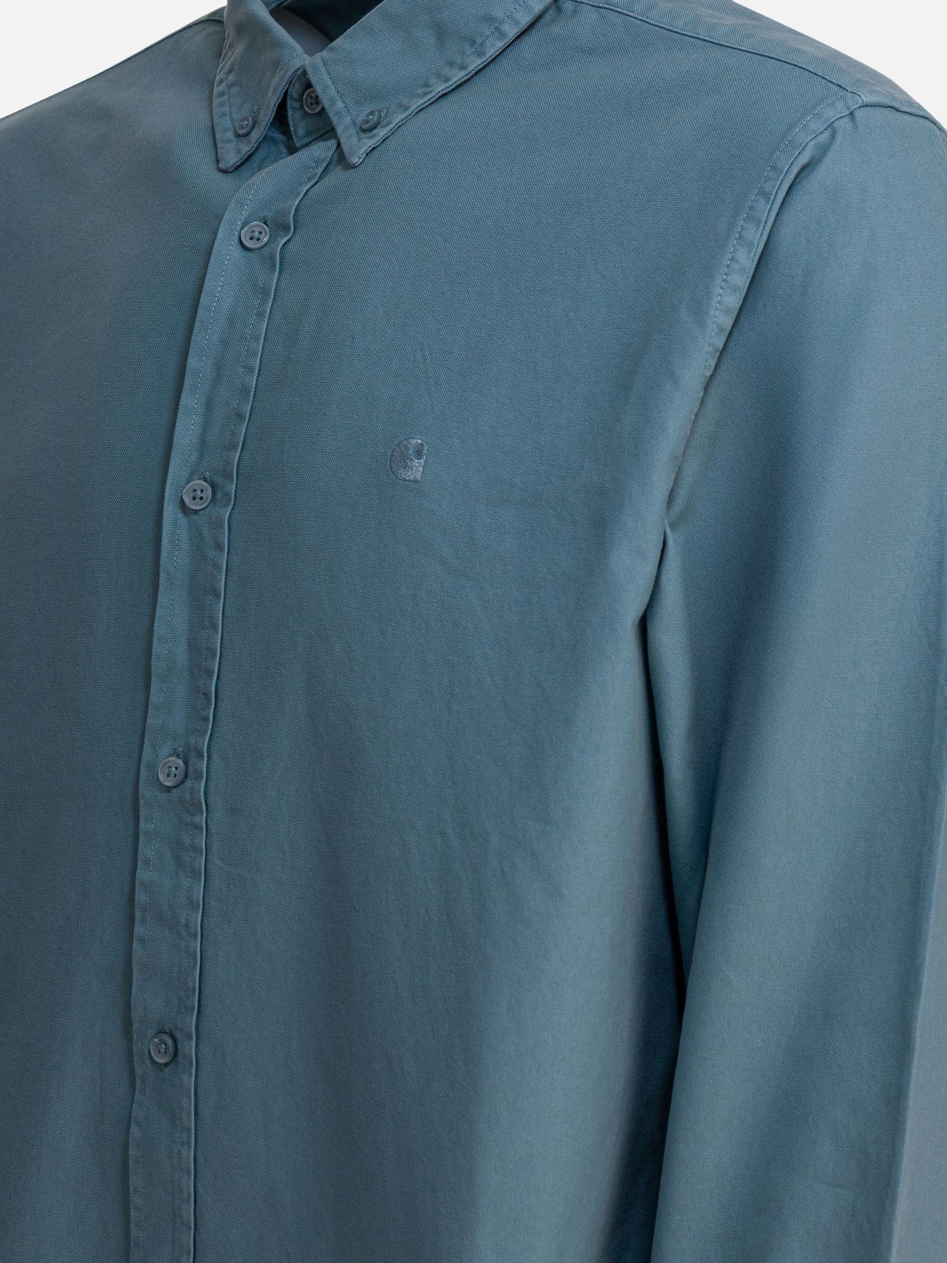 Camicie casual Logo  Blu - Carhartt WIP Uomo | PDP | VIETTI Online Store | thumbnail_4