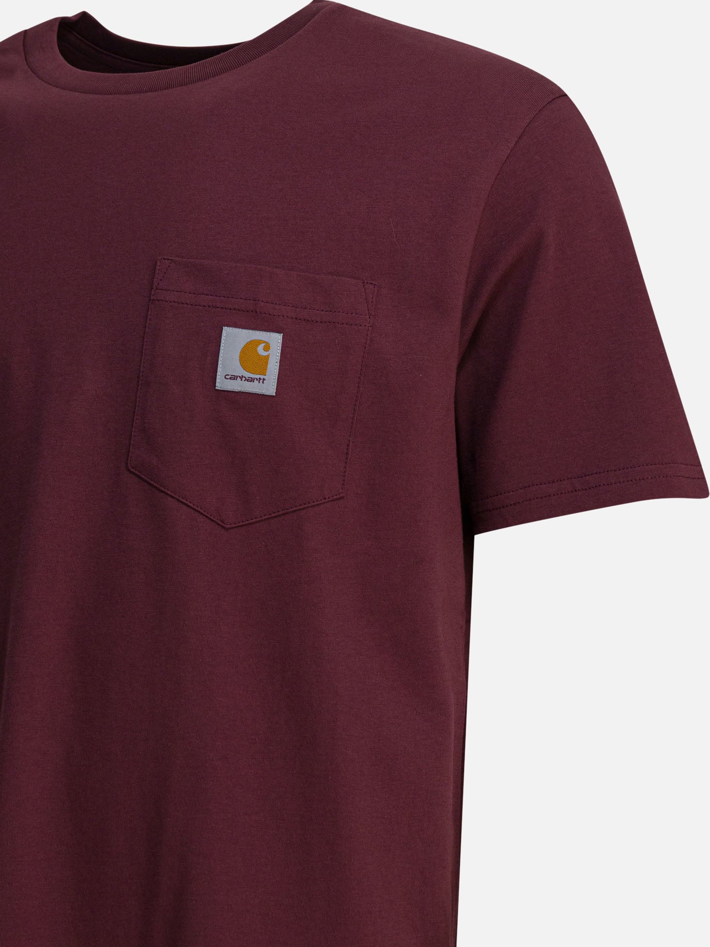 T-shirt girocollo Logo  Bordeaux - Carhartt WIP Uomo | PDP | VIETTI Online Store | thumbnail_4