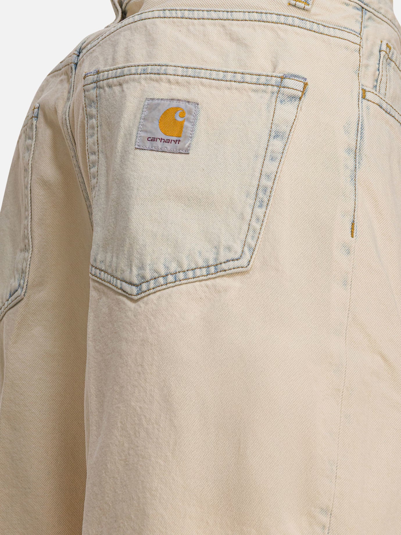 Short cinque tasche Denim  Beige - Carhartt WIP Uomo | PDP | VIETTI Online Store | thumbnail_4