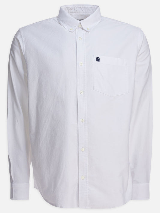 Camicie casual Solid colour  Bianco - Carhartt WIP Uomo | PLP | VIETTI Online Store 
