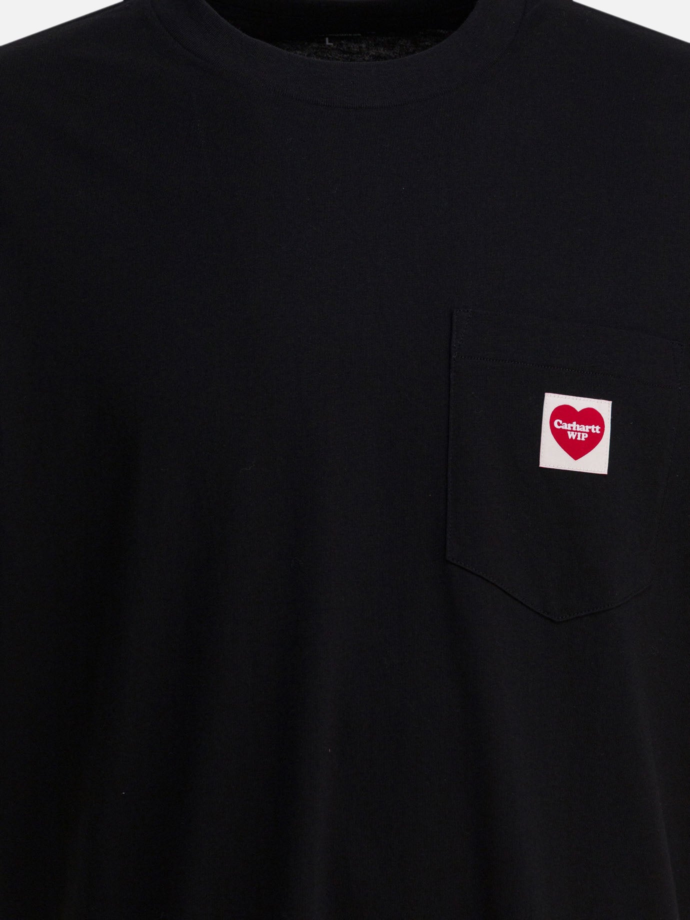 T-shirt girocollo Solid colour  Nero - Carhartt WIP Uomo | PDP | VIETTI Online Store | Zoom-Modal_3
