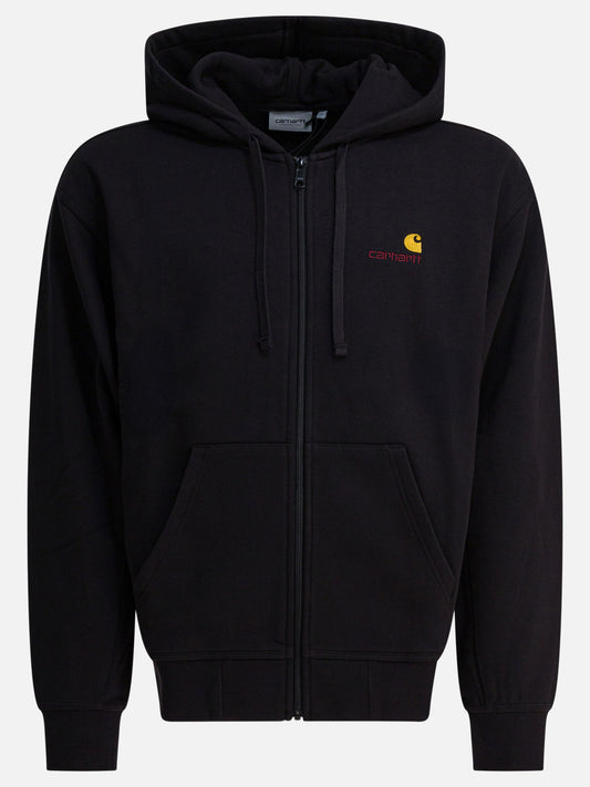 Felpe con zip Logo  Nero - Carhartt WIP Uomo | PDP | VIETTI Online Store 
