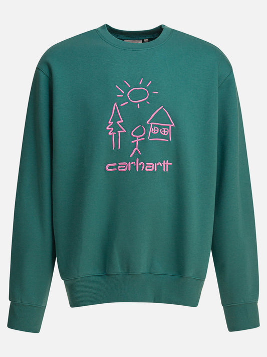 Carhartt WIP "Masterpiece" sweatshirt 21027196_XS Green 1