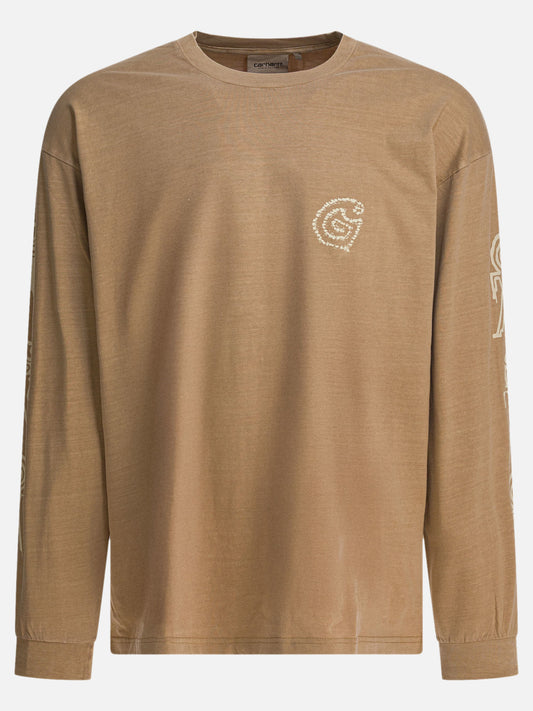 T-shirt girocollo Print  Marrone - Carhartt WIP Uomo | PLP | VIETTI Online Store 
