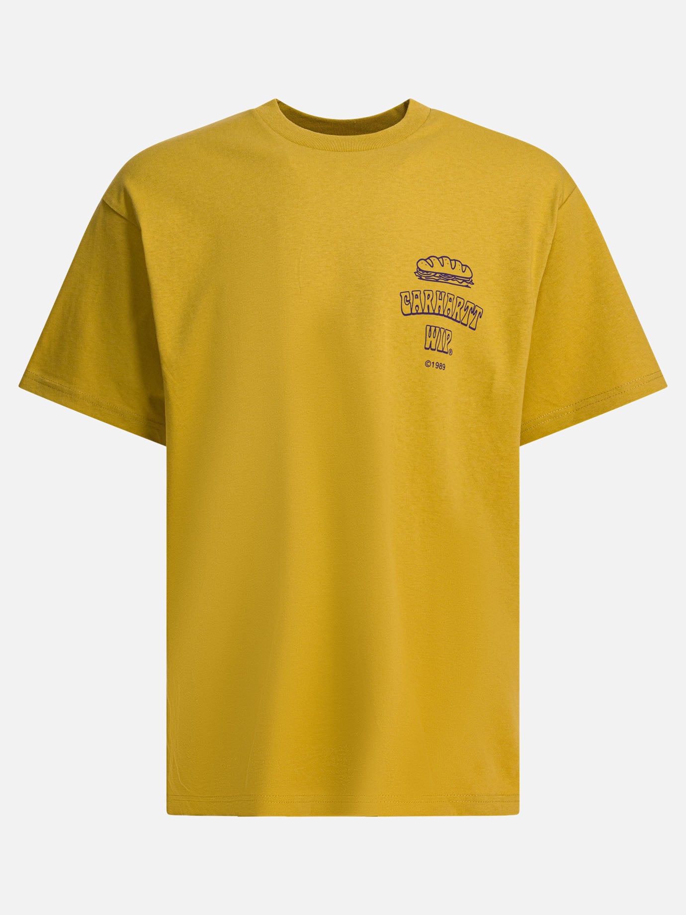 Crewneck t-shirts Print  Yellow - Carhartt WIP Men | PDP | VIETTI Online Store | thumbnail