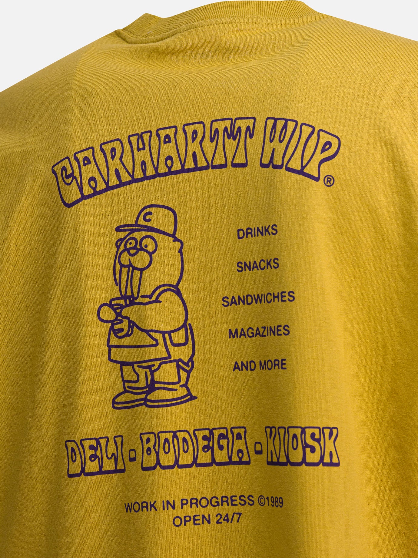 Crewneck t-shirts Print  Yellow - Carhartt WIP Men | PDP | VIETTI Online Store | thumbnail_4