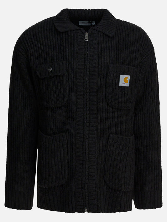 Quilted & Utility Jackets Logo  Black - Carhartt WIP Men | PLP | VIETTI Online Store 
