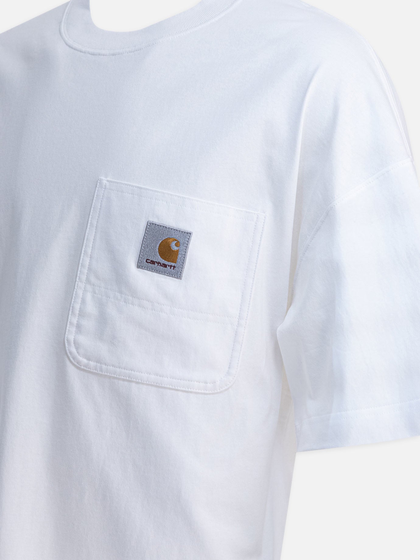 T-shirt girocollo Logo  Bianco - Carhartt WIP Uomo | PDP | VIETTI Online Store | thumbnail_4