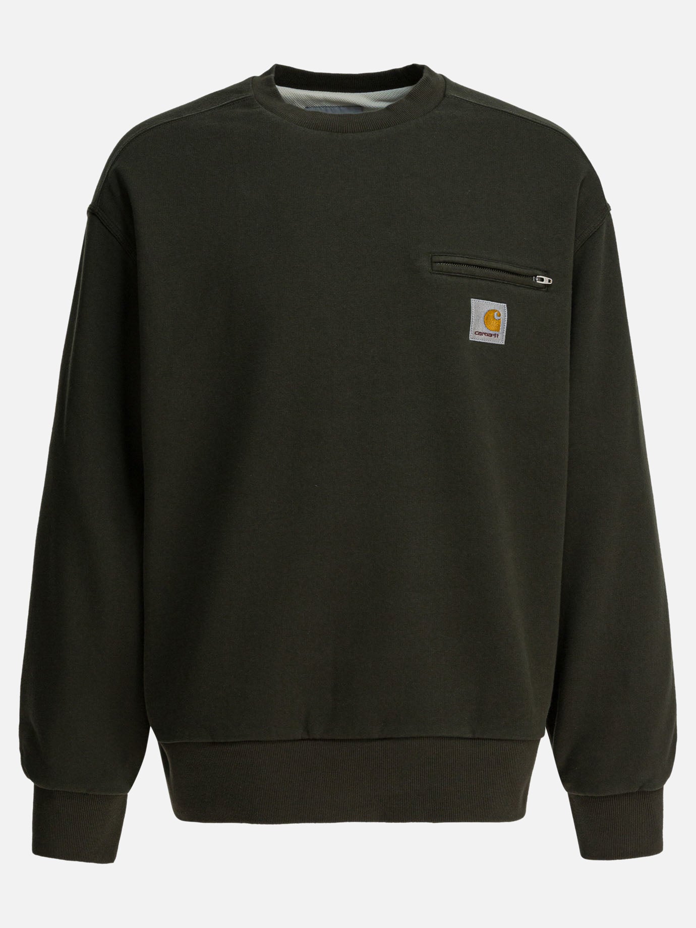 Felpe girocollo Logo  Verde - Carhartt WIP Uomo | PDP | VIETTI Online Store | Zoom-Modal
