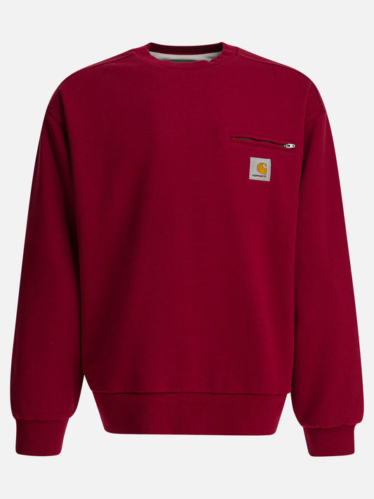 Felpe girocollo Logo  Rosso - Carhartt WIP Uomo | PLP | VIETTI Online Store 
