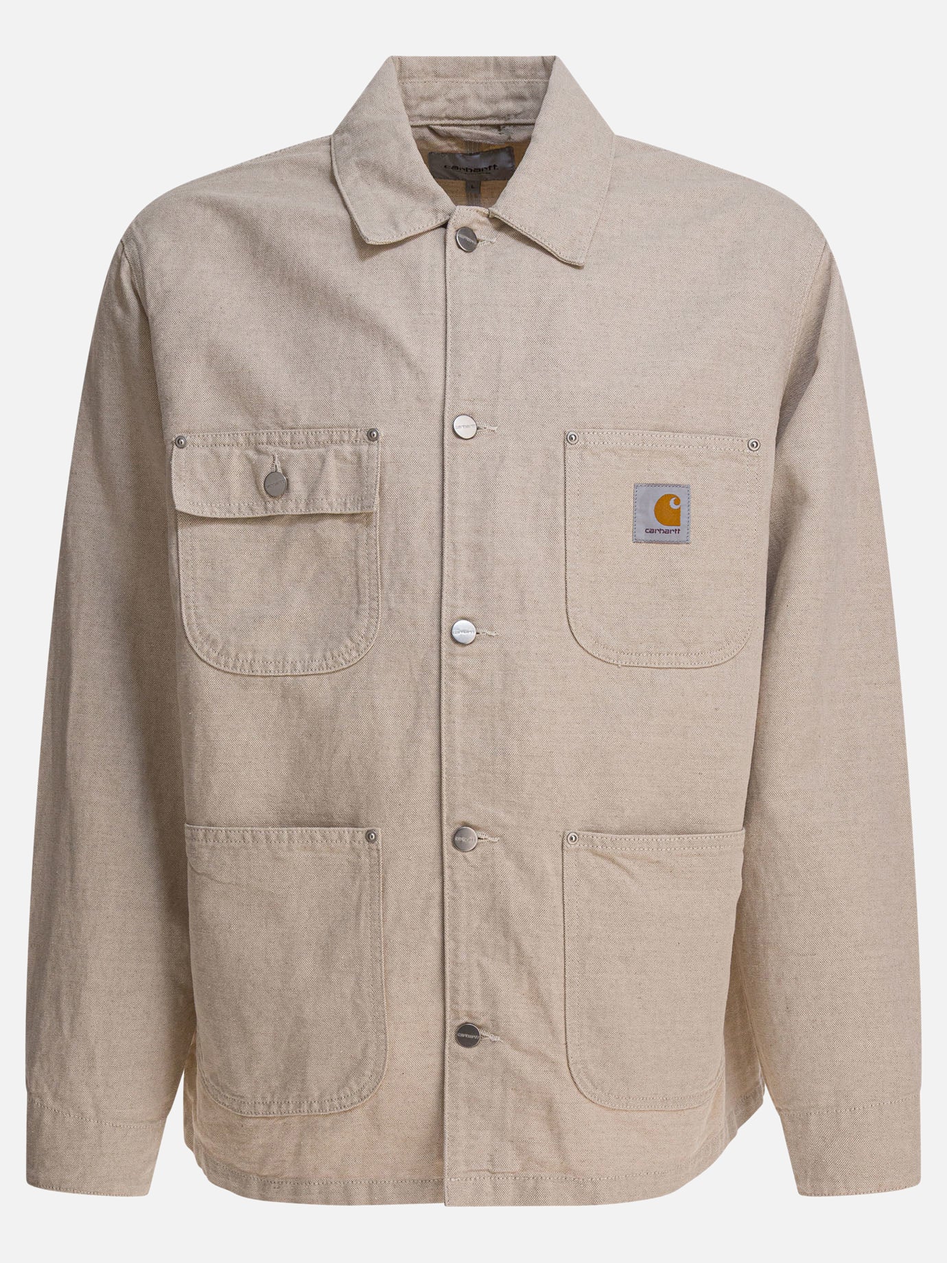 Giacche in denim Solid colour  Beige - Carhartt WIP Uomo | PDP | VIETTI Online Store | thumbnail