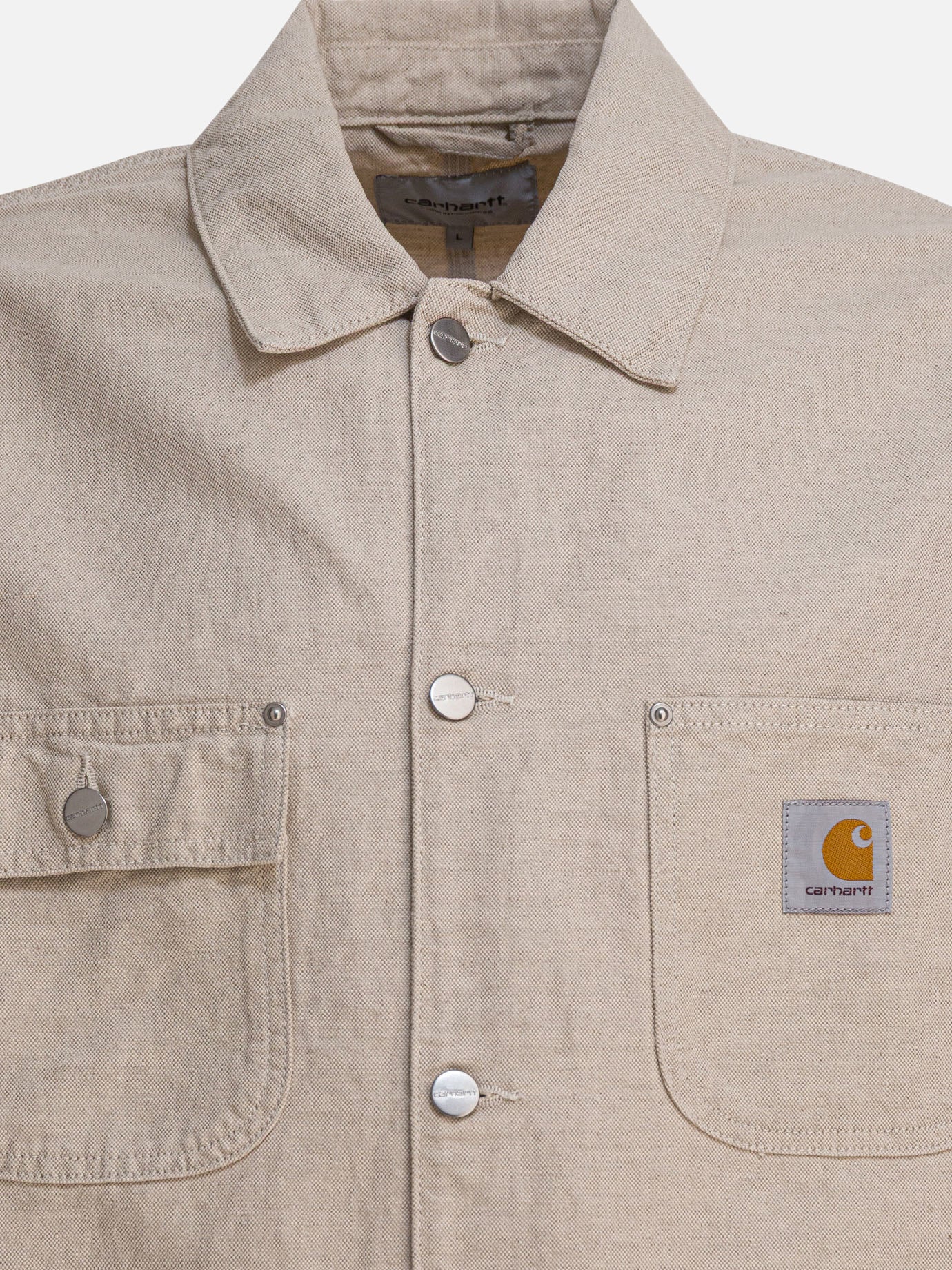 Giacche in denim Solid colour  Beige - Carhartt WIP Uomo | PDP | VIETTI Online Store | thumbnail_3