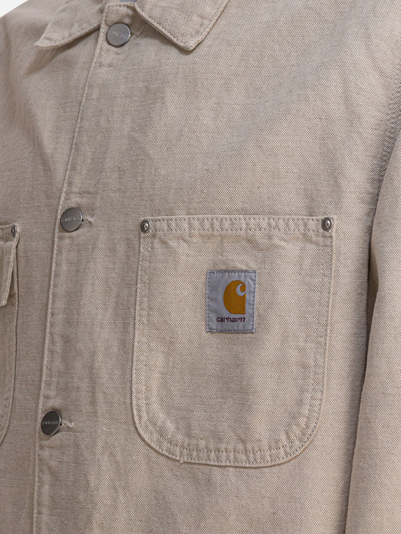Giacche in denim Solid colour  Beige - Carhartt WIP Uomo | PDP | VIETTI Online Store | thumbnail_4