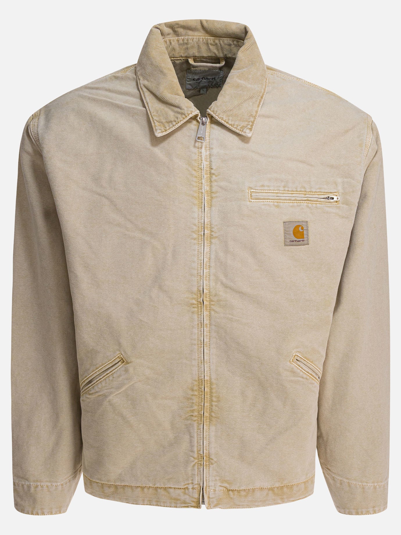 Giacche in denim Solid colour  Beige - Carhartt WIP Uomo | PDP | VIETTI Online Store | Zoom-Modal
