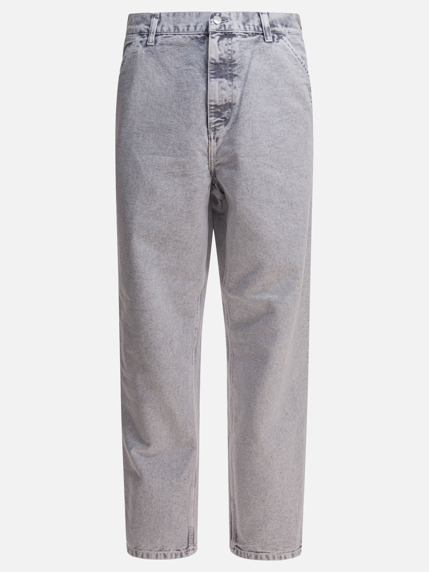 Work pants Solid colour  Light blue - Carhartt WIP Men | PDP | VIETTI Online Store | Zoom-Modal
