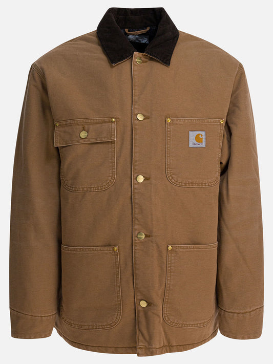 Cappotti corti Logo  Marrone - Carhartt WIP Uomo | VIETTI Online Store 
