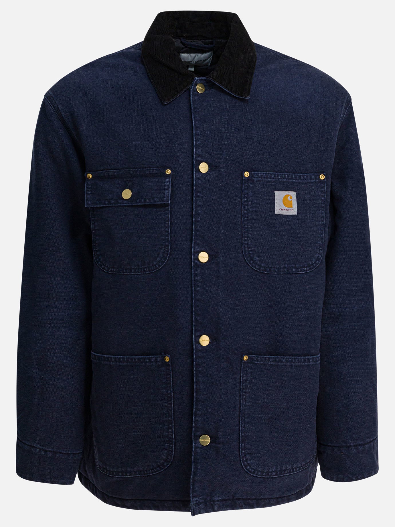 Cappotti corti Logo  Blu - Carhartt WIP Uomo | PDP | VIETTI Online Store | thumbnail
