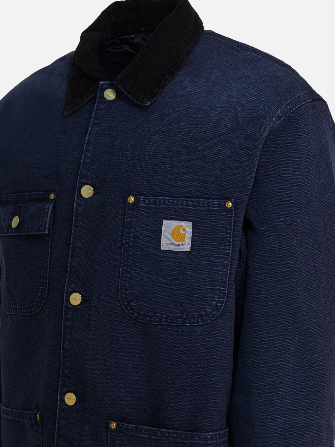 Cappotti corti Logo  Blu - Carhartt WIP Uomo | PDP | VIETTI Online Store | thumbnail_4